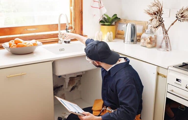 Montage einer Multifunktionsarmatur