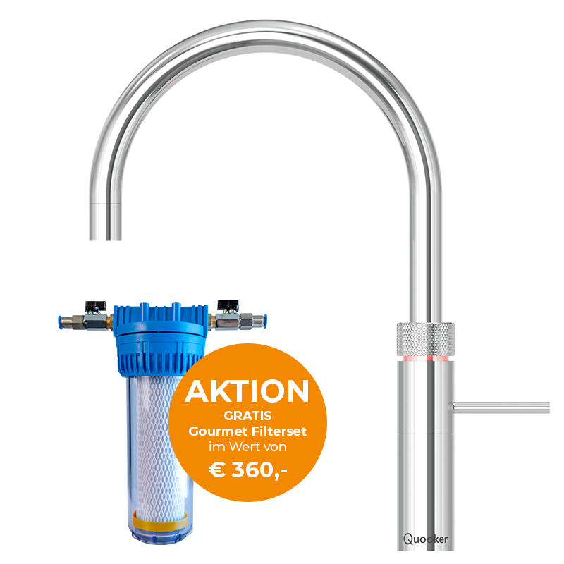 Quooker Fusion Round Armatur in Chrome - AKTION